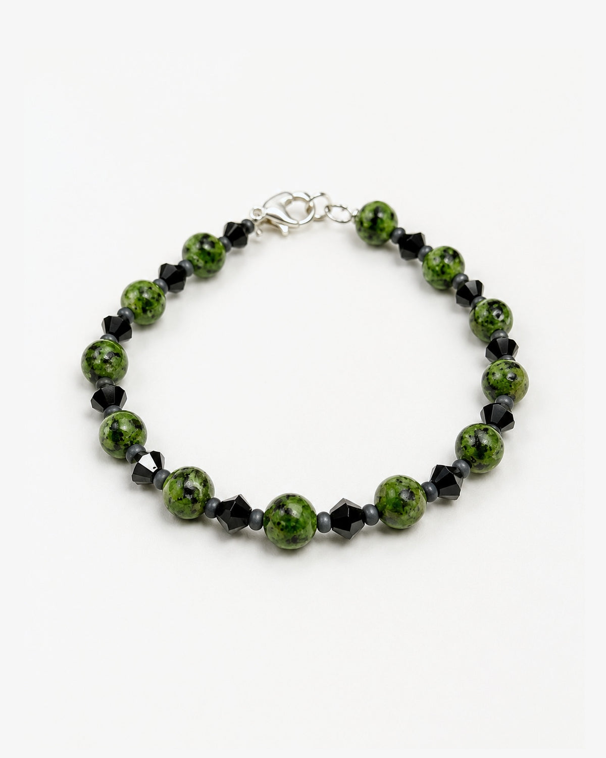 Moss and Black bracelet