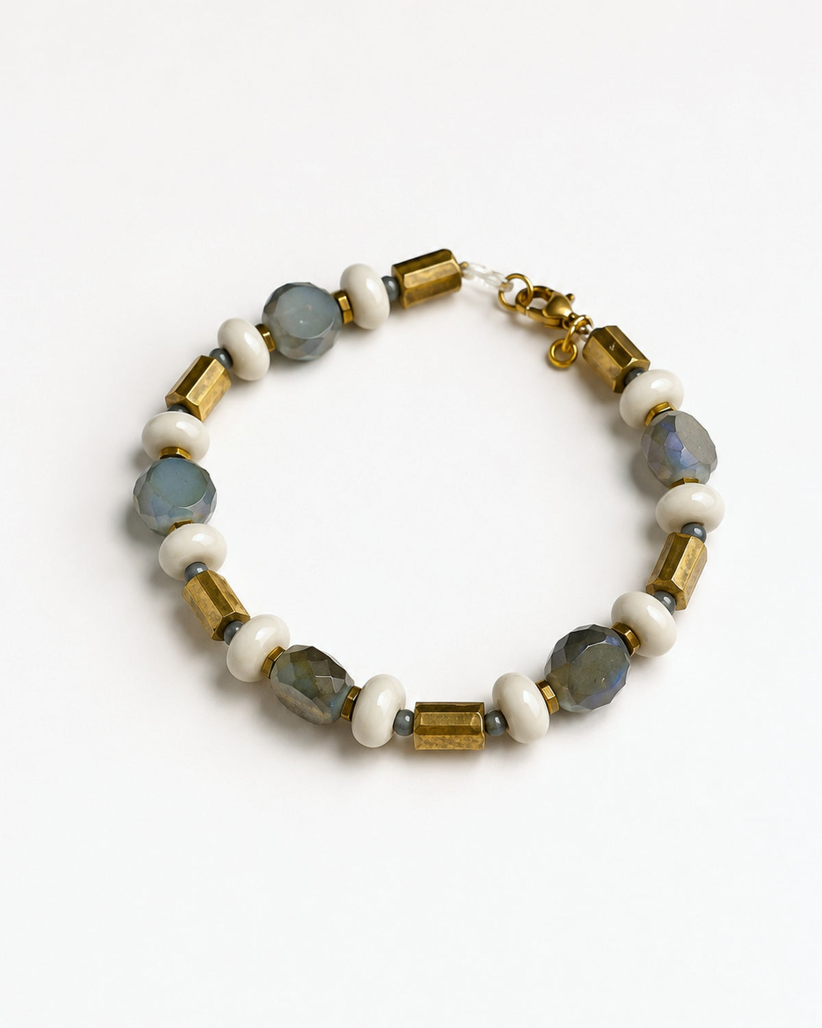Ivory Brass bracelet
